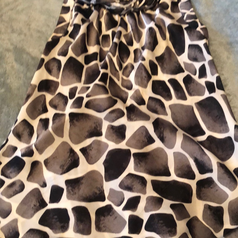 Vintage Animal Print Sleeveless blouse